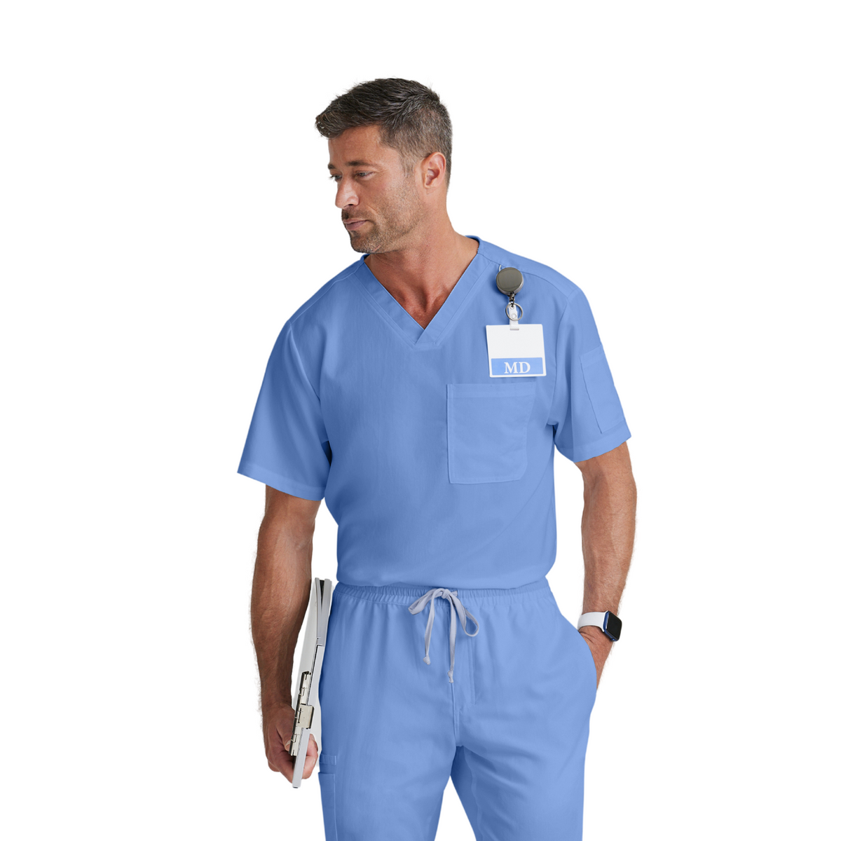Evan Top - Haut médical col V croisé - Homme - Grey’s Anatomy GREYS ANATOMY