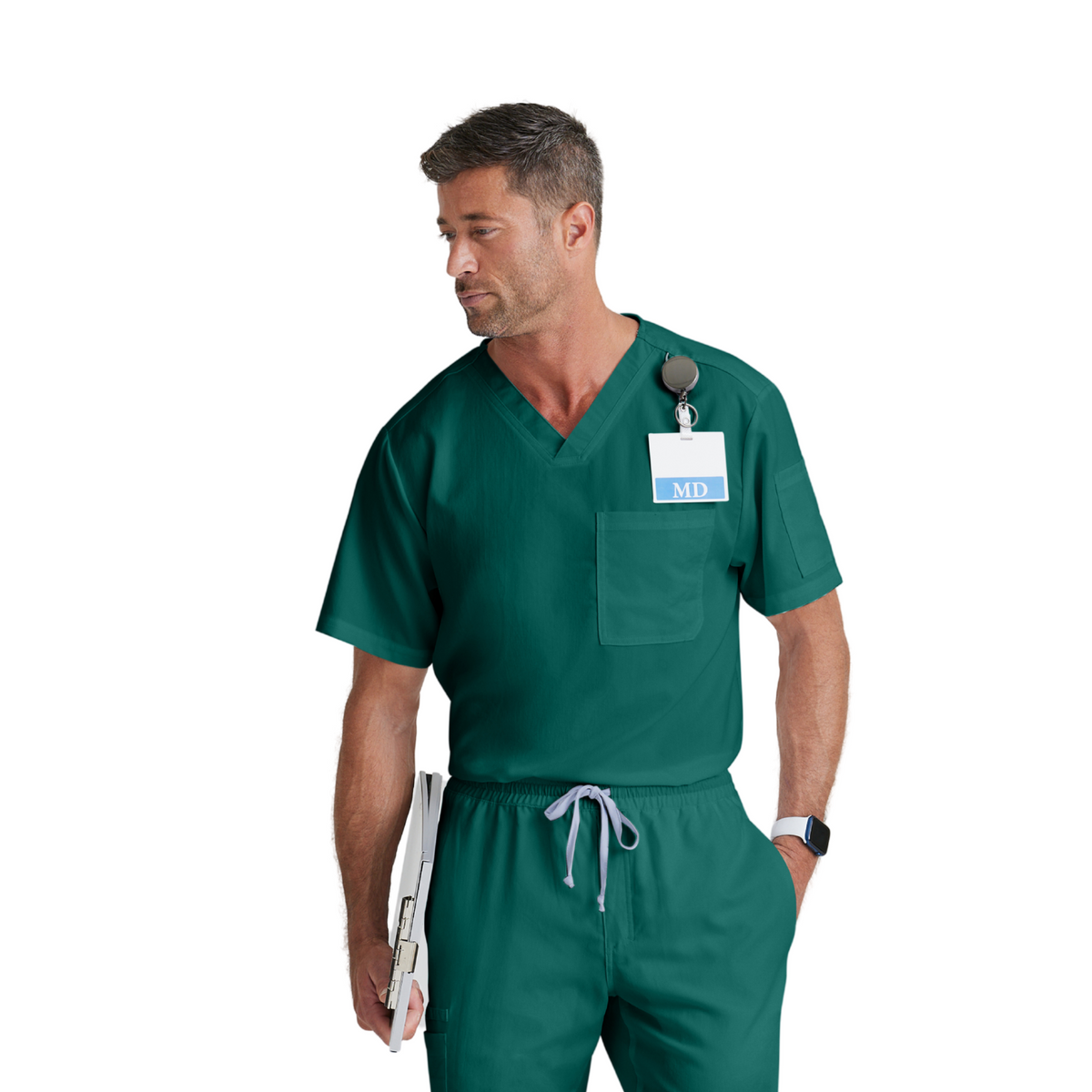 Evan Top - Haut médical col V croisé - Homme - Grey’s Anatomy GREYS ANATOMY