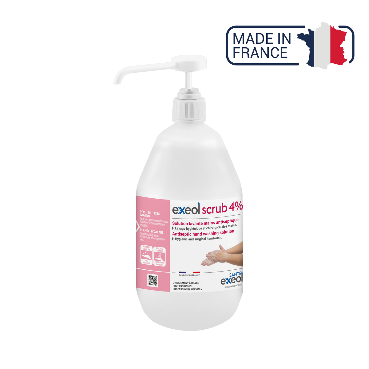 Exeol scrub 4% savon antiseptique - Sodel - My Médical