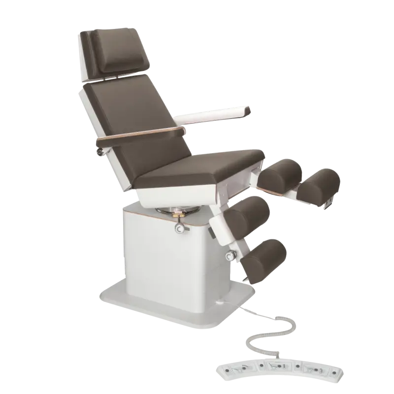 Fauteuil de pédicurie - MOON - Relevage électrique - Filaire - Ruck My Podologie  Expresso-3-moteurs-Blanc
