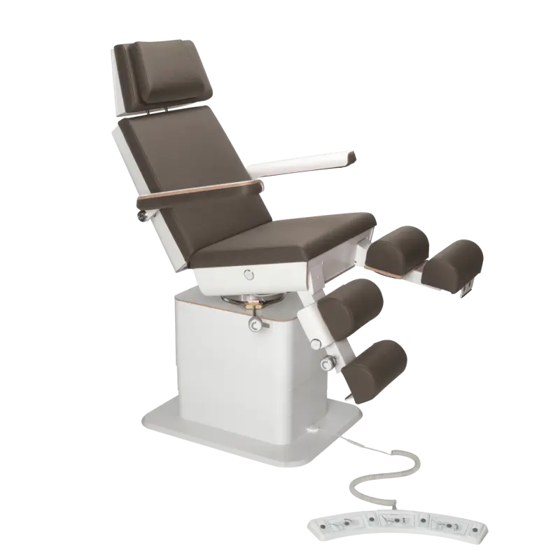 Fauteuil de pédicurie - MOON - Relevage électrique - Filaire - Ruck My Podologie  Expresso-5-moteurs-Blanc