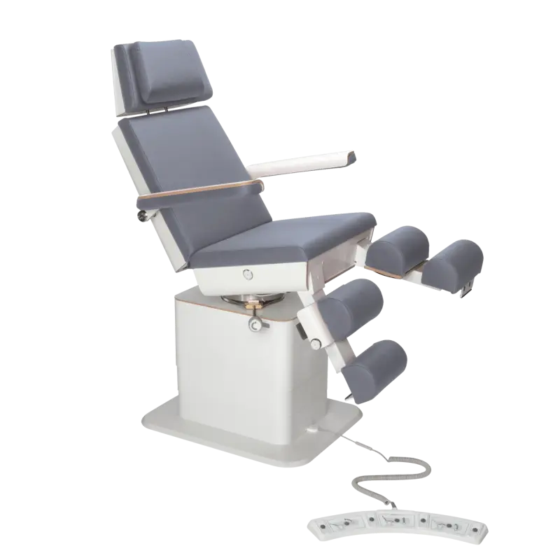 Fauteuil de pédicurie - MOON - Relevage électrique - Filaire - Ruck My Podologie  Océan-3-moteurs-2-Blanc