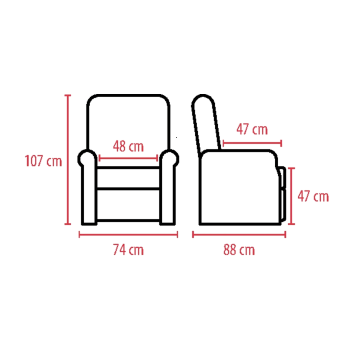 Fauteuil Releveur BORAS - 2 Moteurs - Plusieurs coloris - My Medical - My Médical