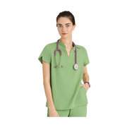 Flora - Tunique col à bande - Femme - Grey’s Anatomy Stretch GREYS ANATOMY STRETCH