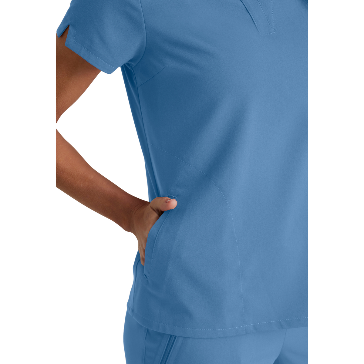 Flora - Tunique col à bande - Femme - Grey’s Anatomy Stretch GREYS ANATOMY STRETCH