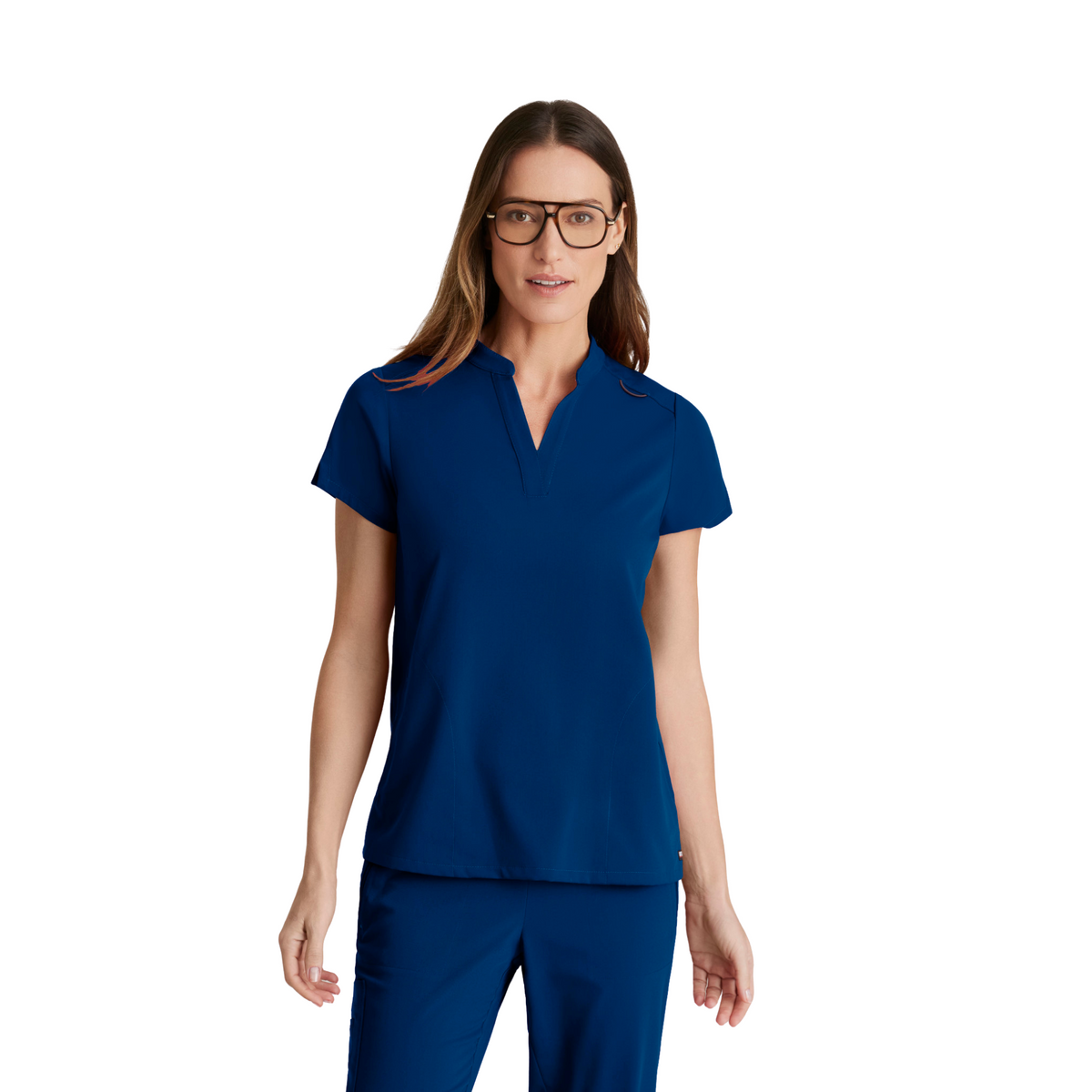 Flora - Tunique col à bande - Femme - Grey’s Anatomy Stretch GREYS ANATOMY STRETCH