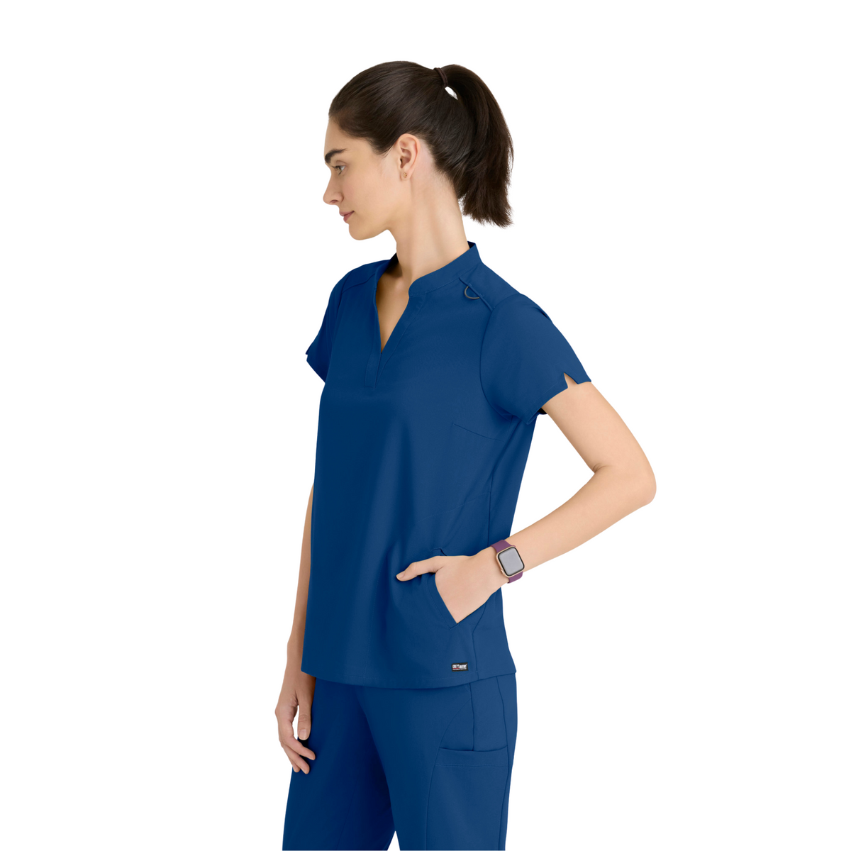Flora - Tunique col à bande - Femme - Grey’s Anatomy Stretch GREYS ANATOMY STRETCH