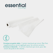 9 rouleaux Draps d'examen blancs gaufrés - 121 formats - 50 x 35 cm - My Médical