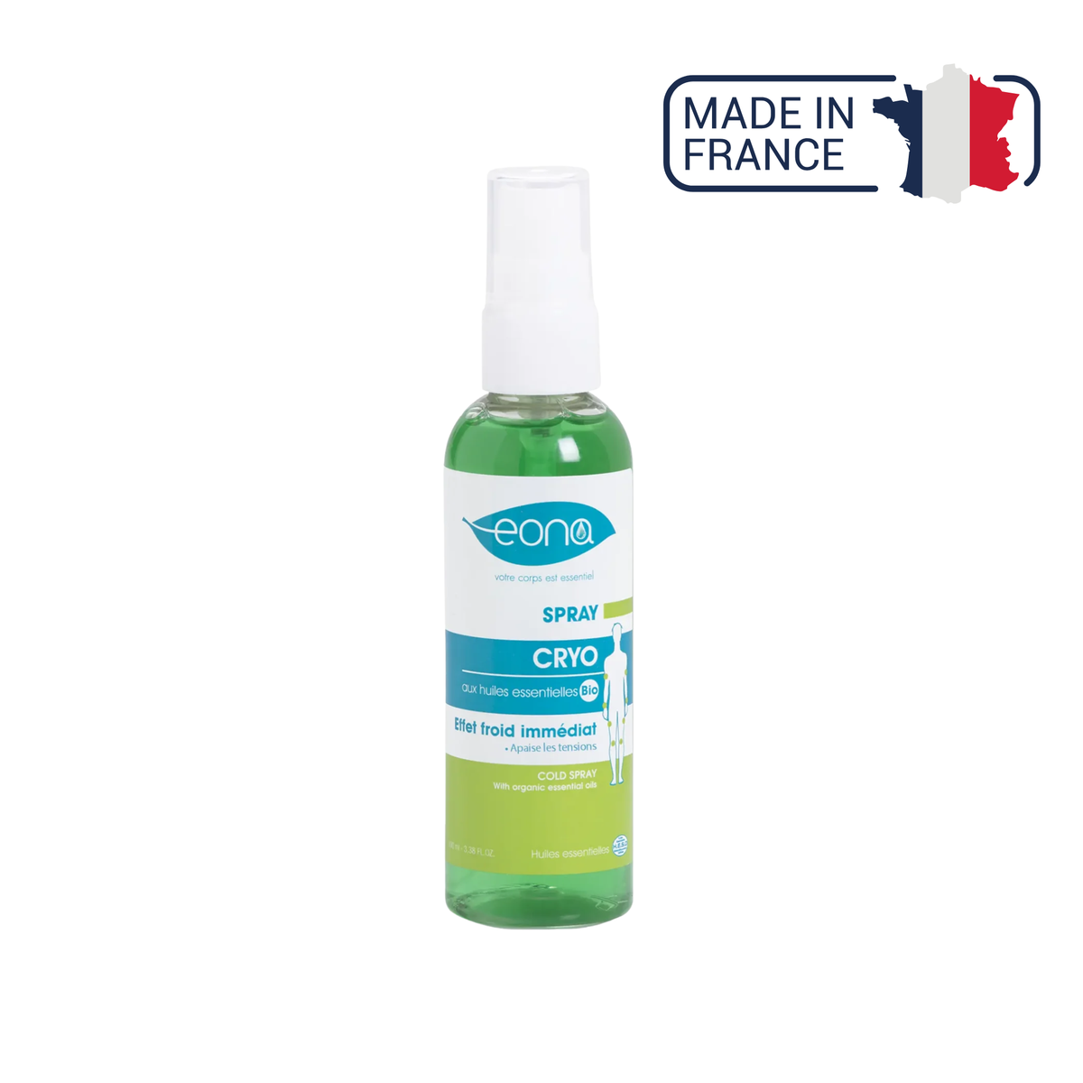 Spray Cryo - Apaise les tensions - Effet froid - 2 contenances - Eona - My Médical