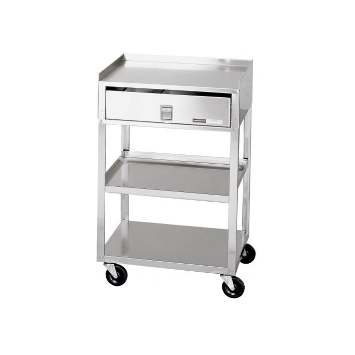 Guéridon Stainless MB-TD - 3 plateaux + 1 tiroir - Chattanooga® - My Médical