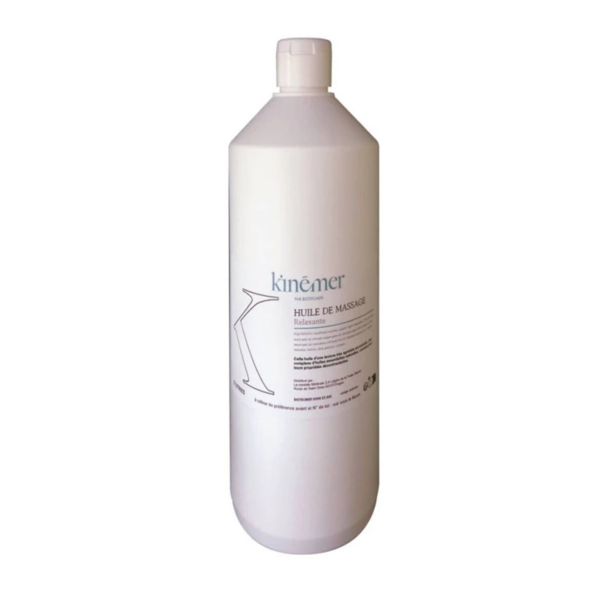 Huile De Massage Relaxante - 1 L - Kinémer - Biotecmer - My Médical