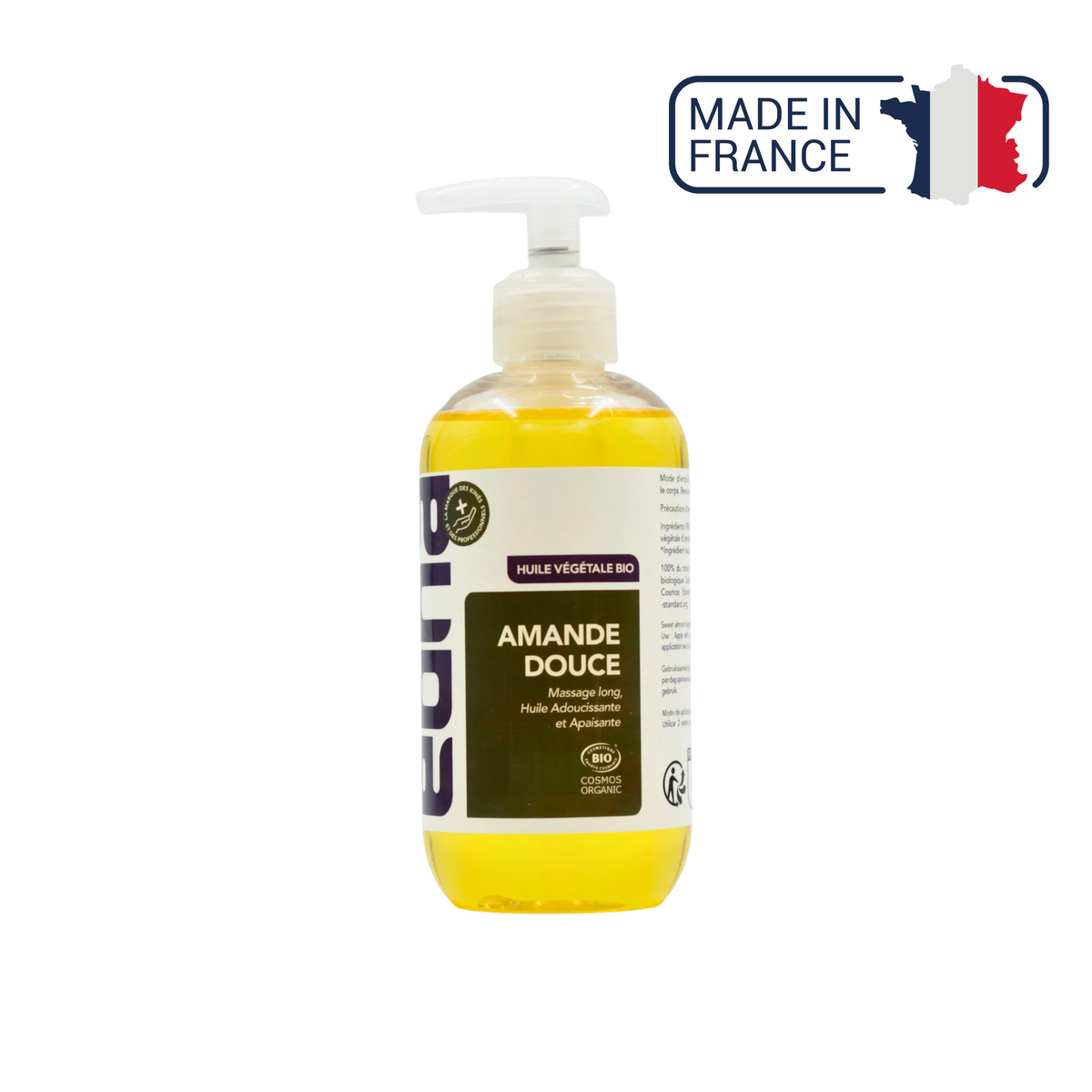 Huile de massage - Amande douce - 250 ml - Bio - Eona - My Médical