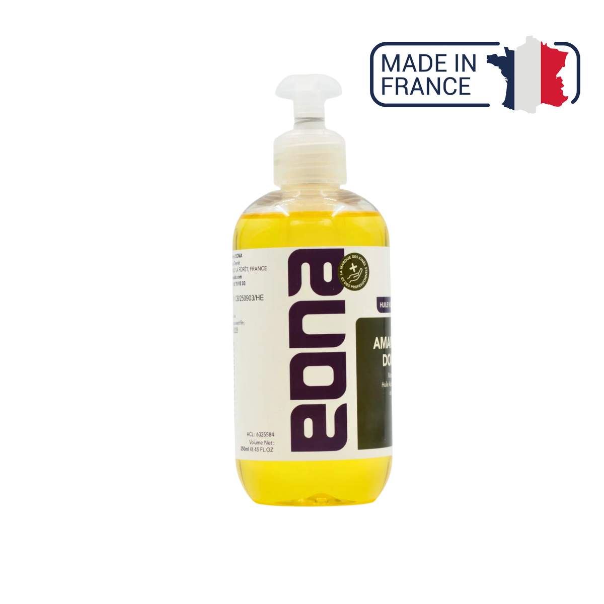 Huile de massage - Amande douce - 250 ml - Bio - Eona - My Médical