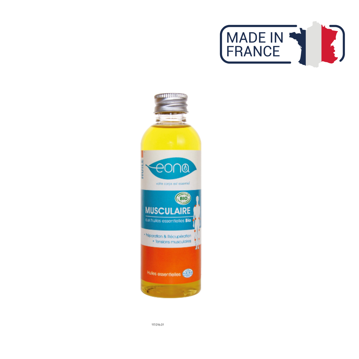 Huile de massage - Musculaire - Bio - 2 contenances - Eona - My Médical