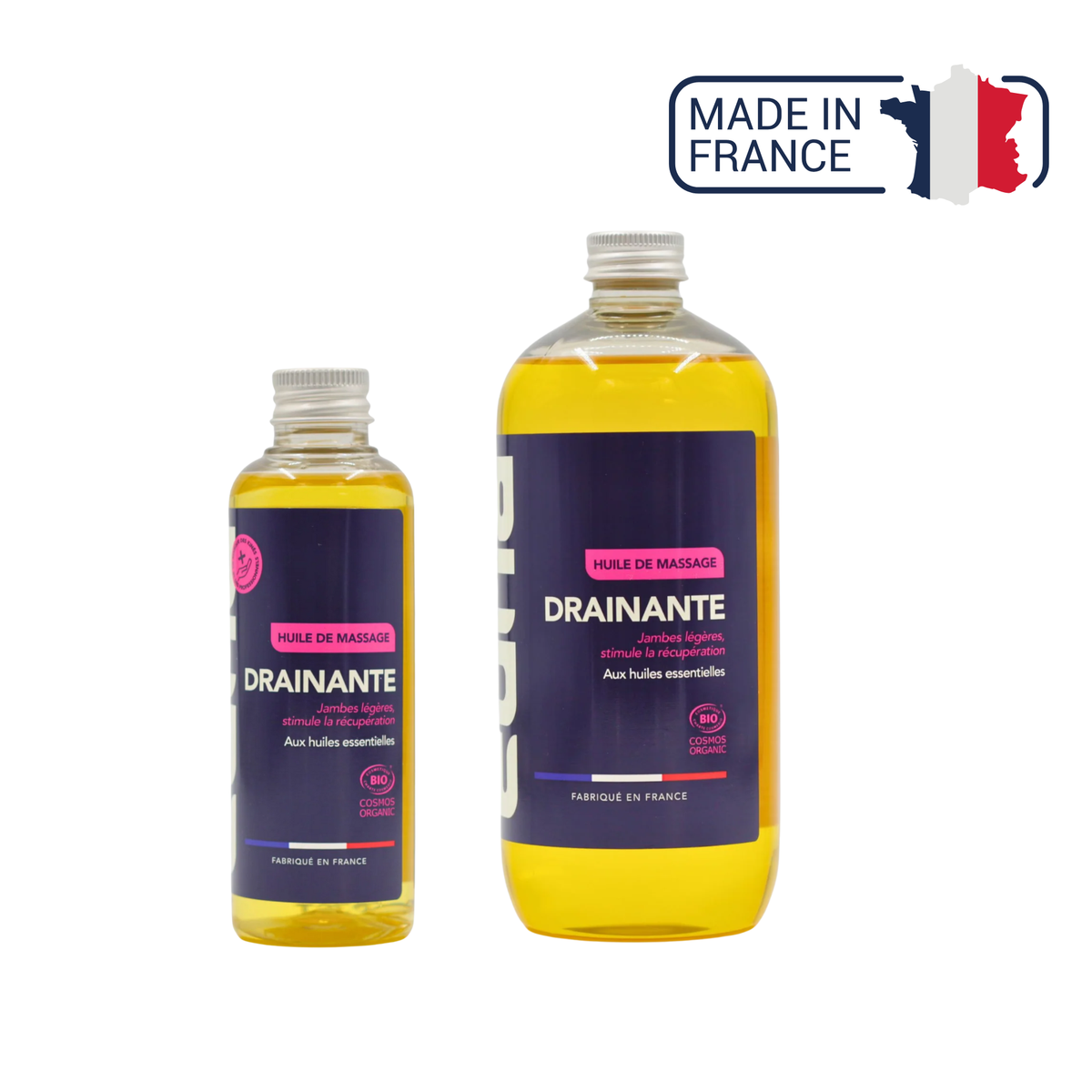 Huile de massage - Drainante - Bio - 2 contenances - Eona - My Médical