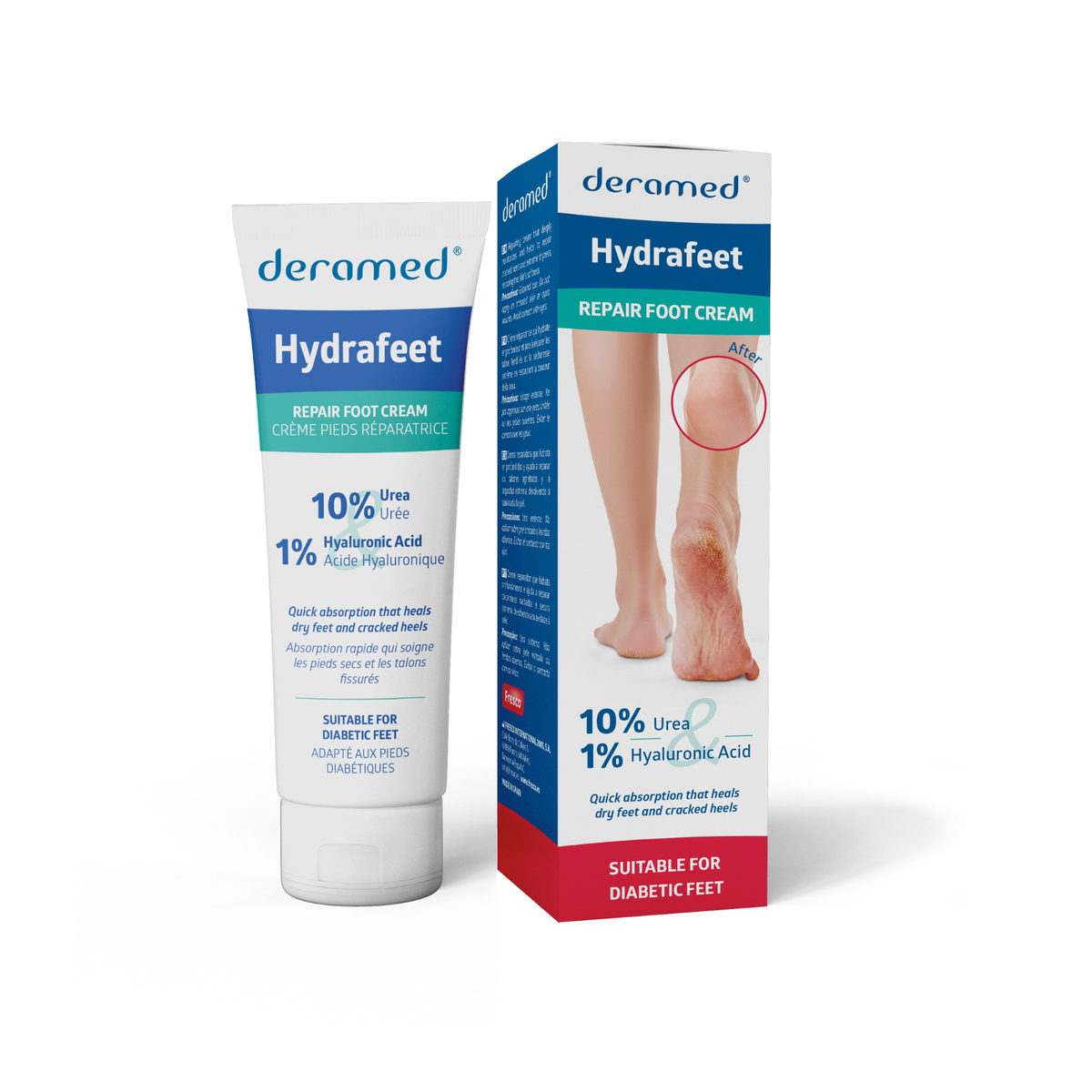 Hydrafeet - Crème réparatrice pieds - 75 ml - Deromed® Fresco Podologia 