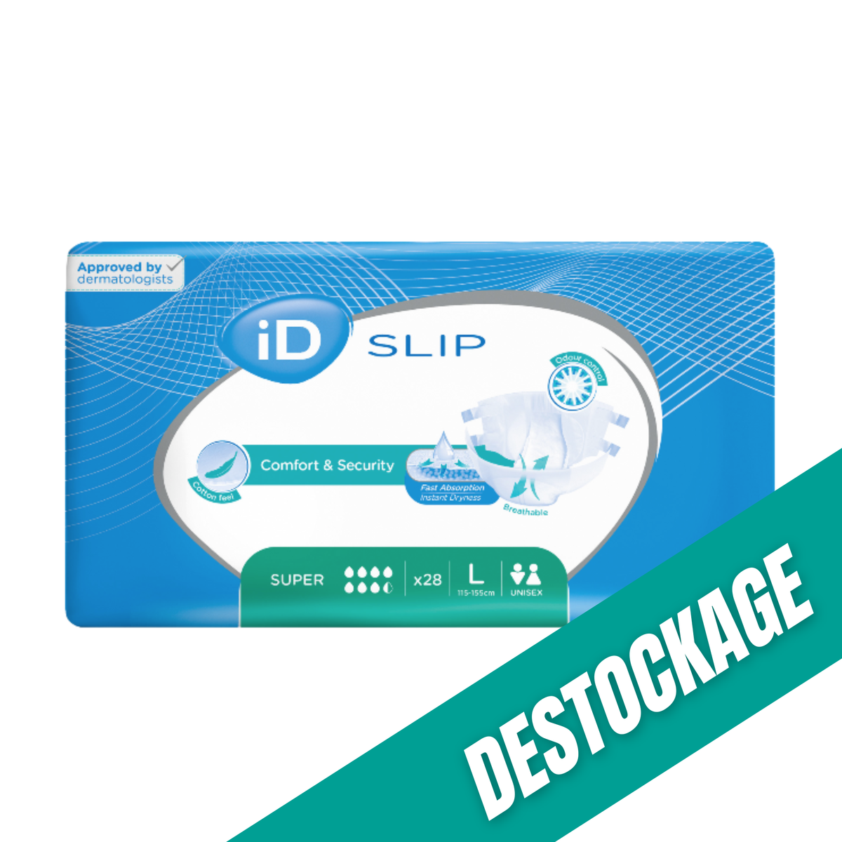 ID Slip - Couches adultes - Tailles & Absorptions Variées // Destockage - My Médical