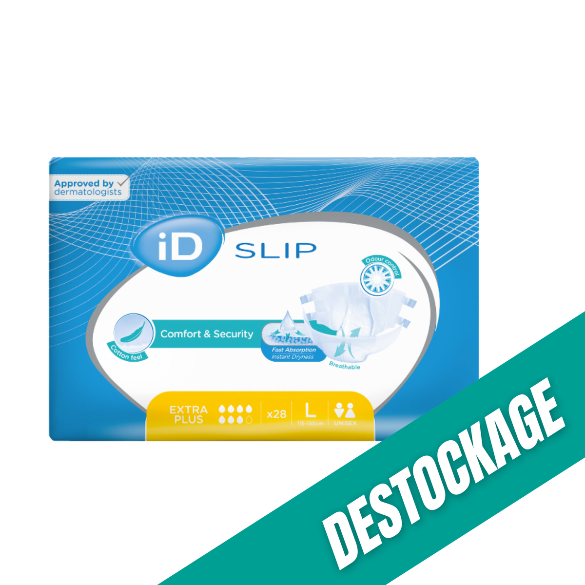 ID Slip - Couches adultes - Tailles & Absorptions Variées // Destockage - My Médical