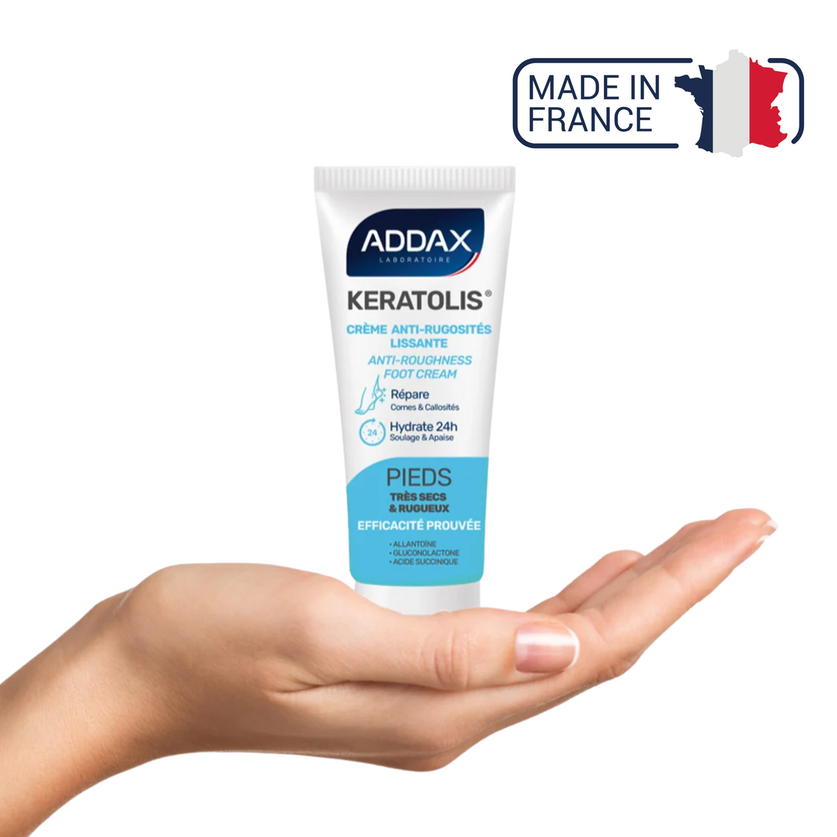 KERATOLIS® - Crème pieds anti-rugosités lissante - 50 ml - Laboratoire Addax - My Médical