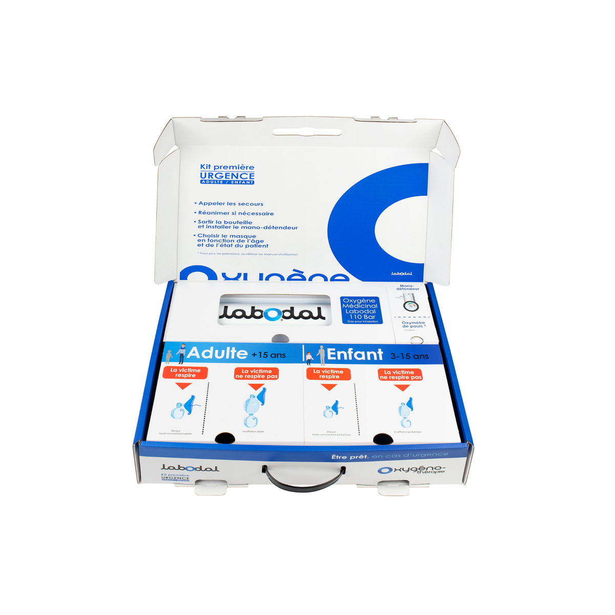 Kit d'oxygénothérapie de 1ère urgence - Labodal - My Médical