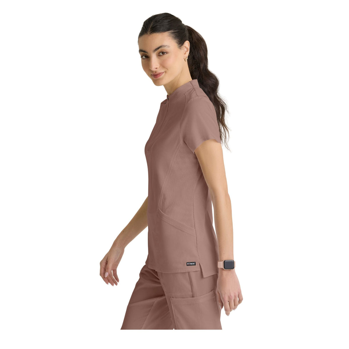 Kristi - Tunique col montant zippé - Femme - Grey’s Anatomy Stretch Grey’s Anatomy 