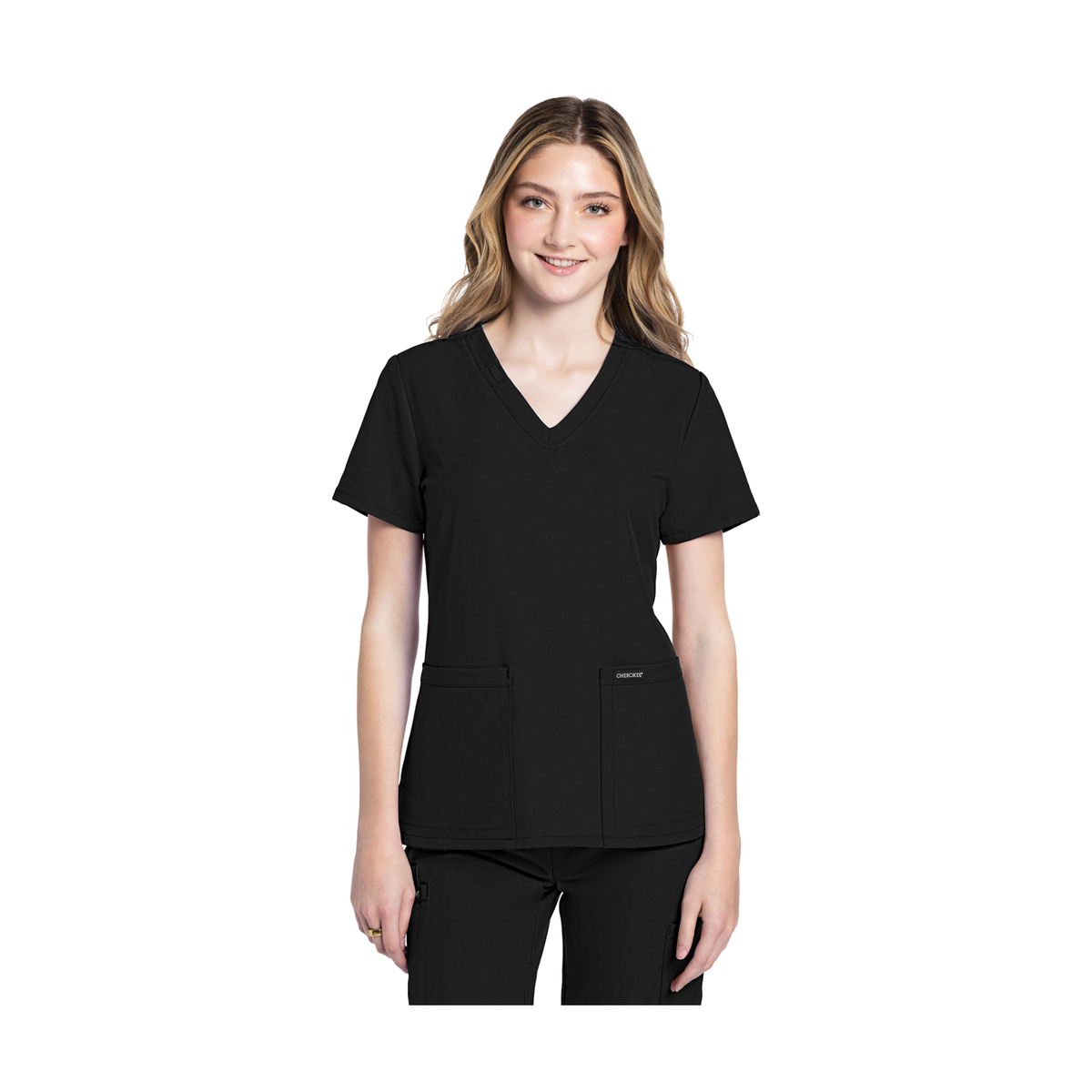 Lacanau - Tunique médicale - Col V  - Manches courtes - Femme - Cherokee Cherokee Authentic Workwear 