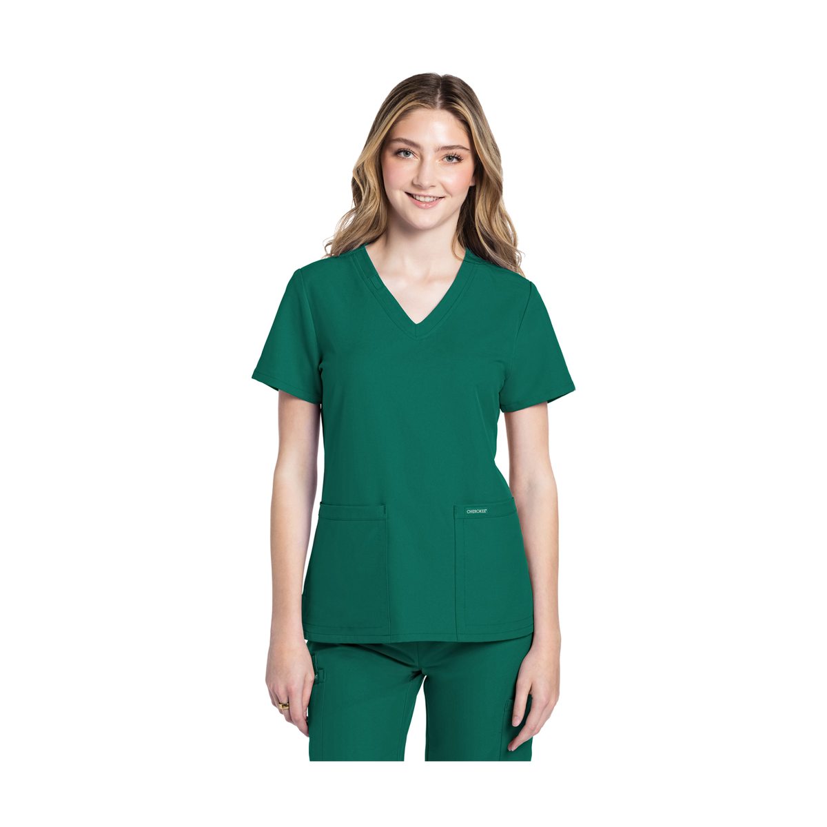 Lacanau - Tunique médicale - Col V  - Manches courtes - Femme - Cherokee Cherokee Authentic Workwear 