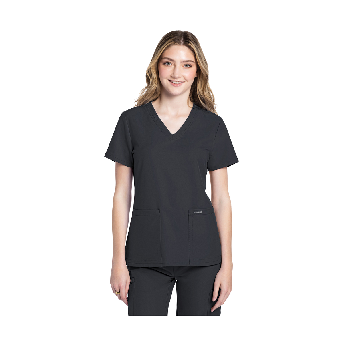 Lacanau - Tunique médicale - Col V  - Manches courtes - Femme - Cherokee Cherokee Authentic Workwear 