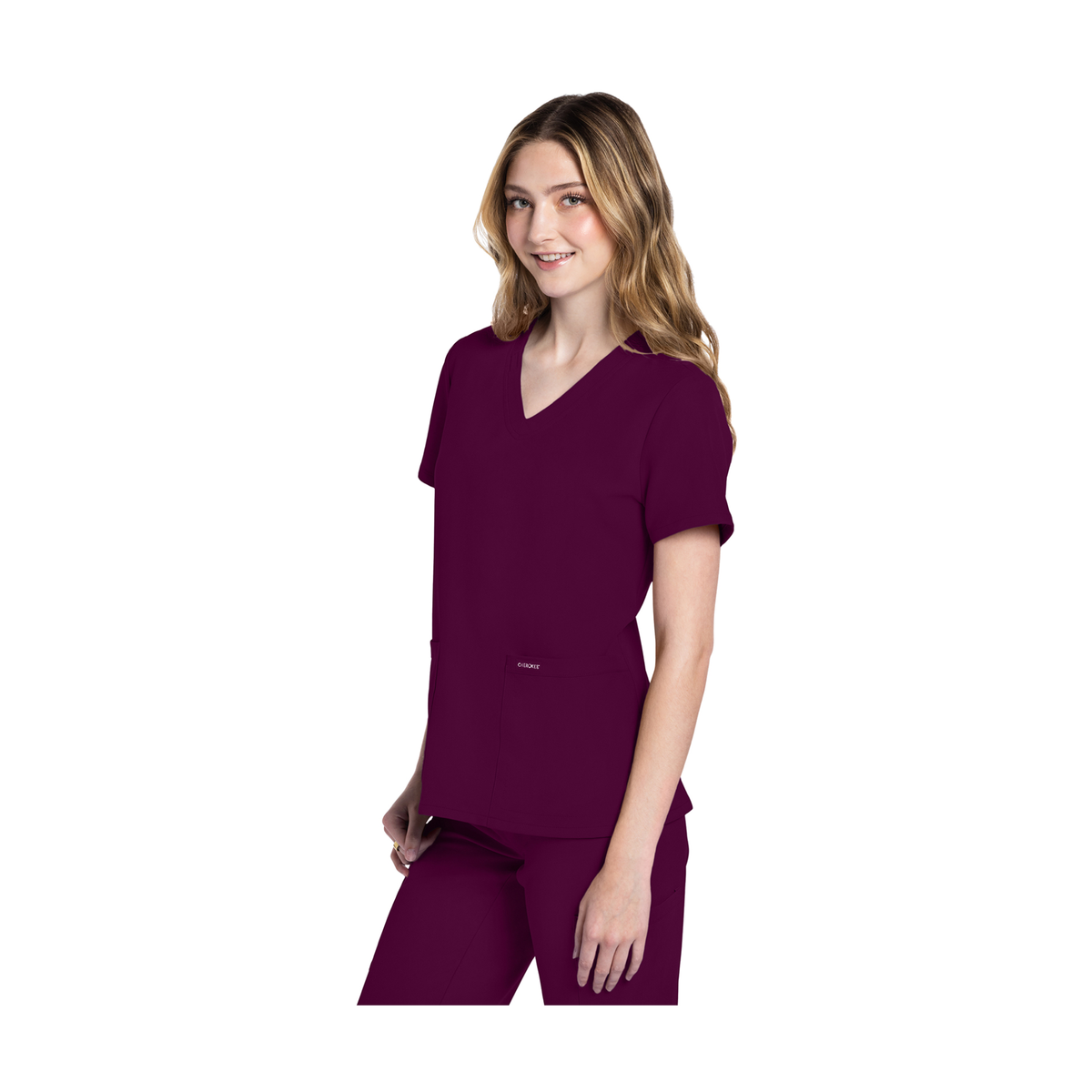Lacanau - Tunique médicale - Col V  - Manches courtes - Femme - Cherokee Cherokee Authentic Workwear 