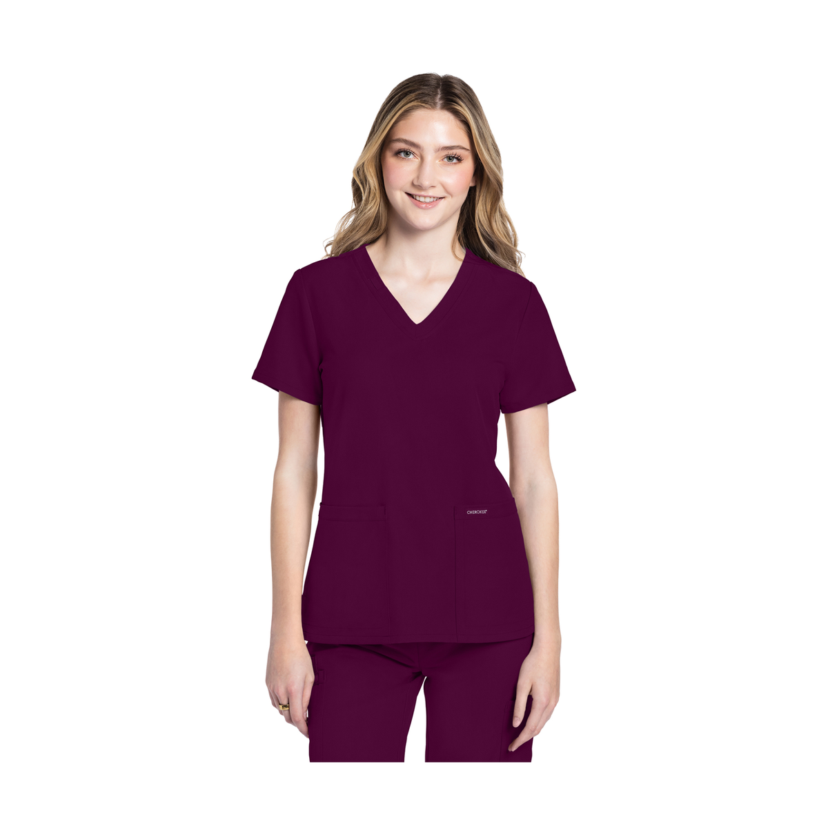 Lacanau - Tunique médicale - Col V  - Manches courtes - Femme - Cherokee Cherokee Authentic Workwear 
