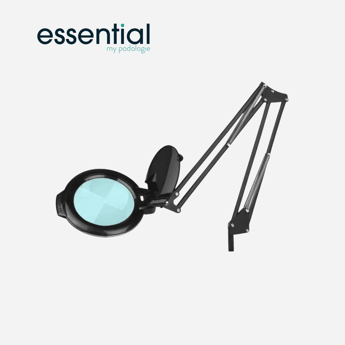 Lampe loupe articulée LED Moonlight 8013/6 avec trépied - Blanc ou Noir - Essential by My Podologie - My Médical