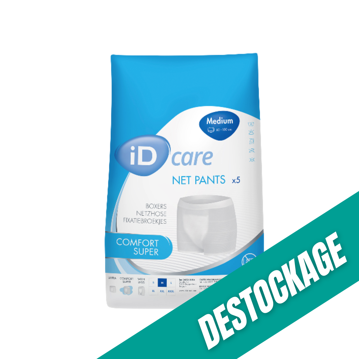 Slip de maintien ID Care Net Pants - Comfort - Plusieurs tailles - ID Care // Destockage - My Médical