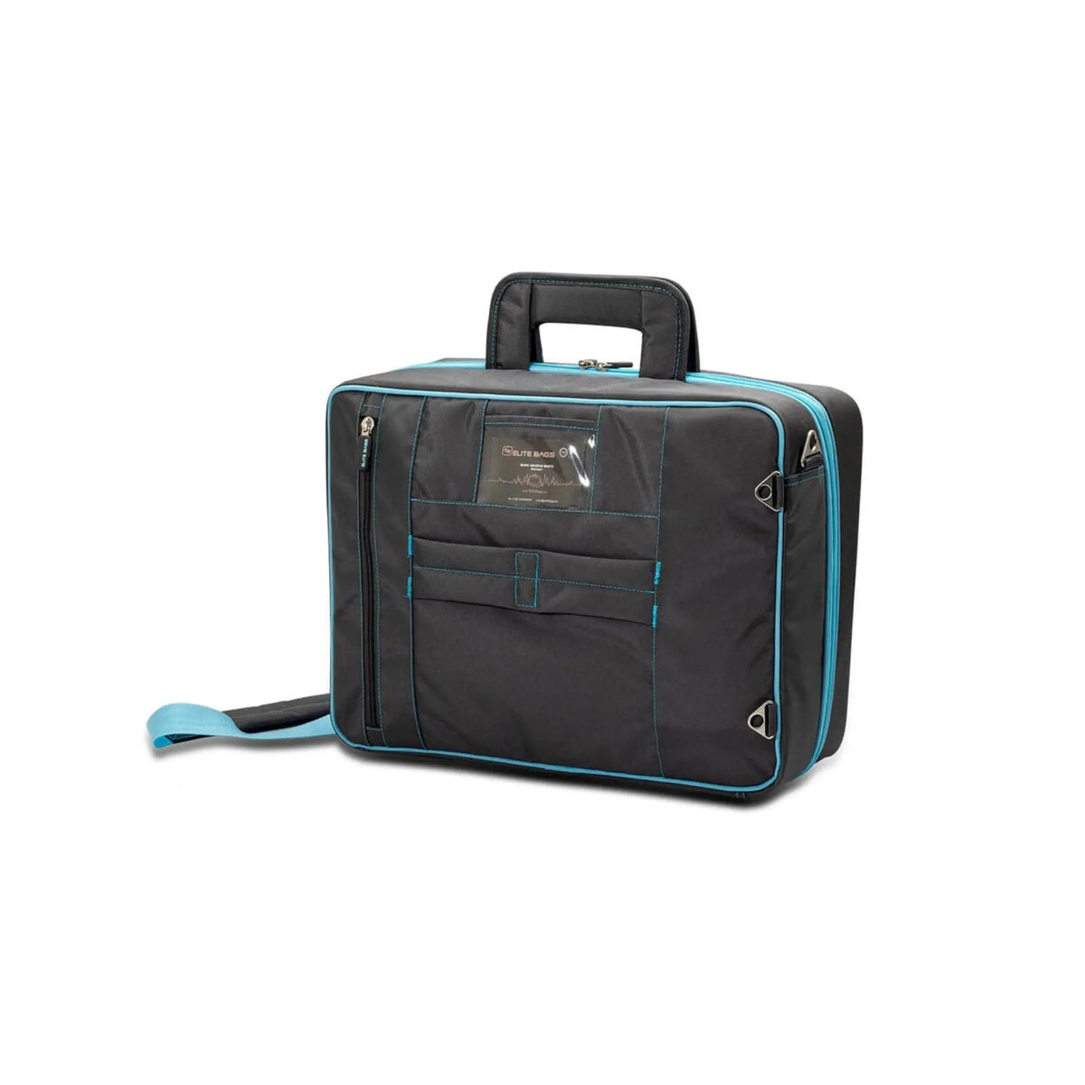 Mallette médicale convertible SUIT&GO - Gris - Chariot à roulettes en option Elite Bags 