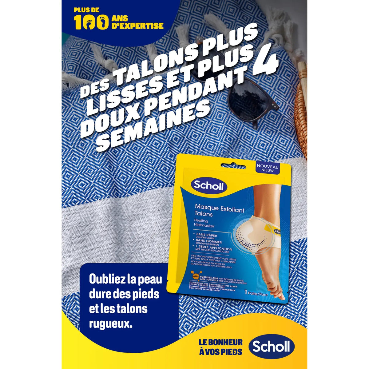 Masque Pieds Exfoliant Talons - Scholl Scholl 