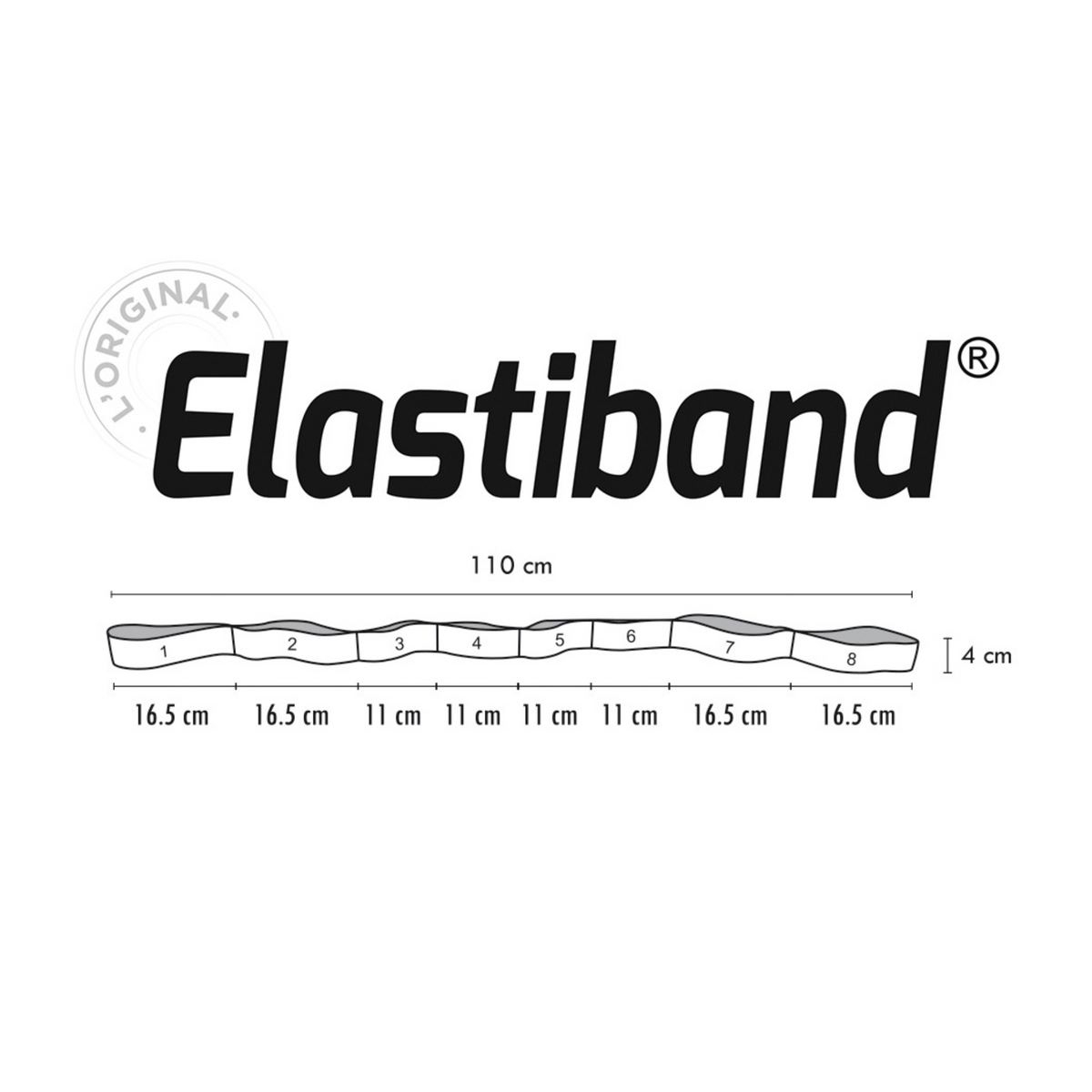 Maxi Elastiband® Rouge vrac 110 cm - 10 kg - Sveltus - My Médical