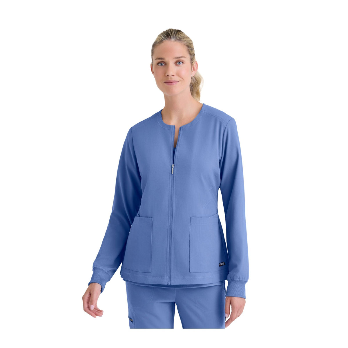 Mila - Veste médicale col rond - Femme - Grey's Anatomy Stretch Grey’s Anatomy 