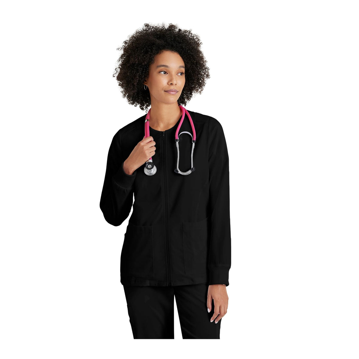 Mila - Veste médicale col rond - Femme - Grey's Anatomy Stretch Grey’s Anatomy 