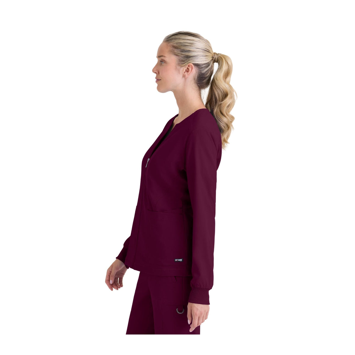 Mila - Veste médicale col rond - Femme - Grey's Anatomy Stretch Grey’s Anatomy 