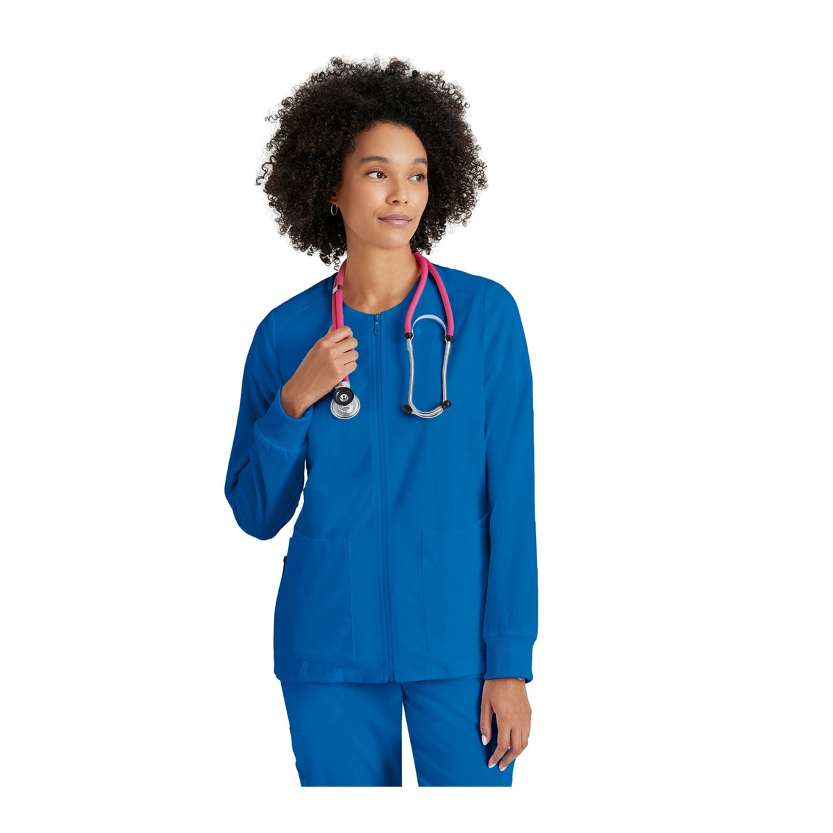 Mila - Veste médicale col rond - Femme - Grey's Anatomy Stretch Grey’s Anatomy 