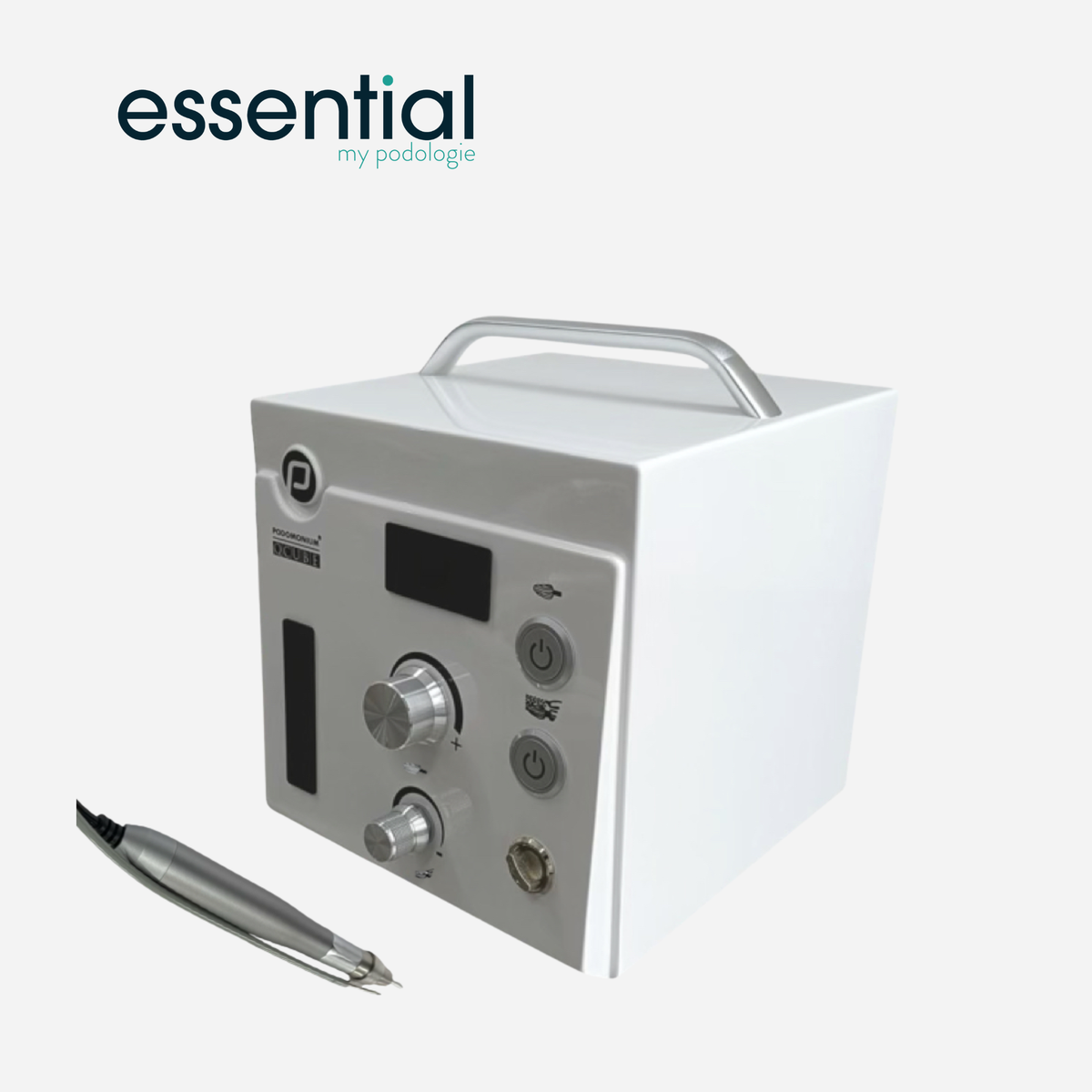 Moteur de Pédicure Podomonium QCube - Spray d'eau - 40 000 tpm - Essential My Podologie Essential 