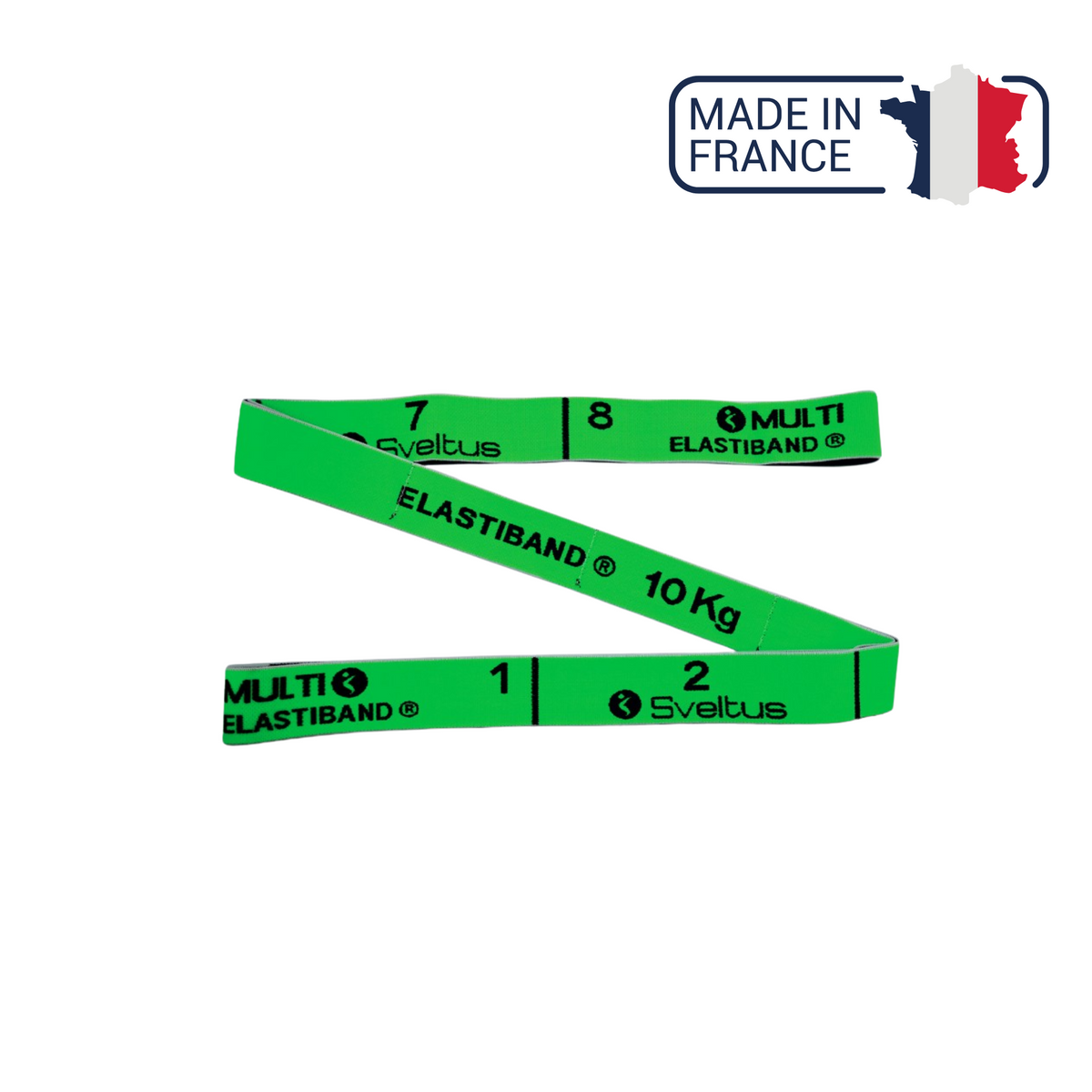 Multi Elastiband® Vert vrac 110 cm - 10 kg - Sveltus - My Médical