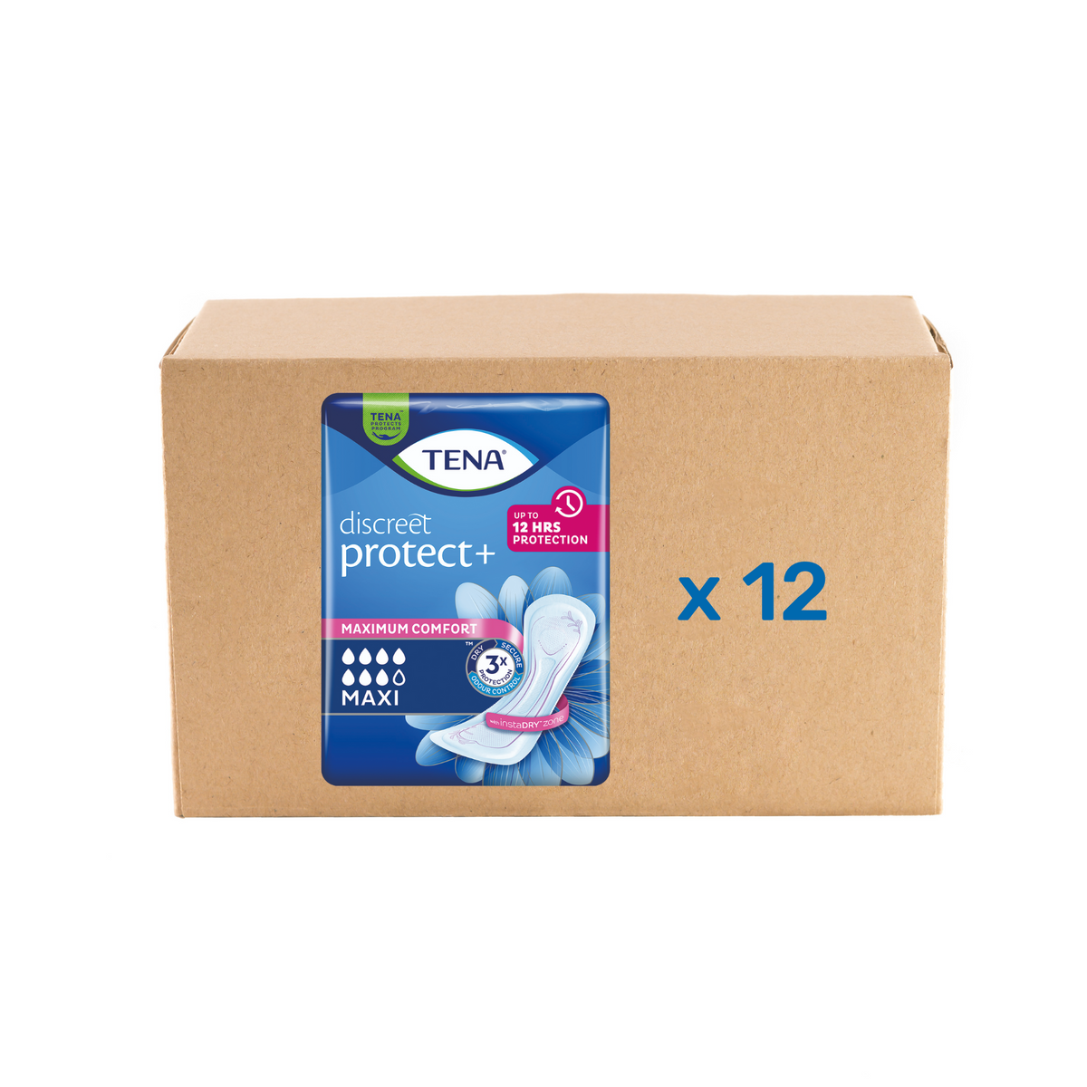 Pack 12x12U Protection Distreet Protect + Maxi - 6 gouttes - Tena - My Médical
