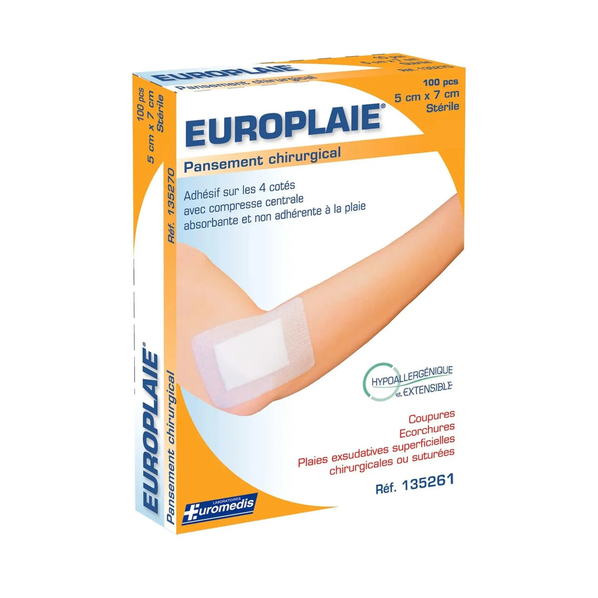 Pansement Stérile Europlaie - Euromédis - My Médical