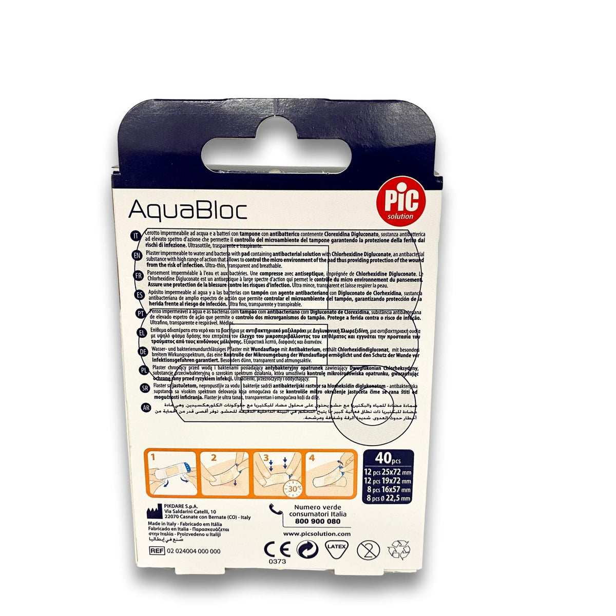 40 pansements imperméables Aquabloc - Assortiment - Pic Solution - My Médical