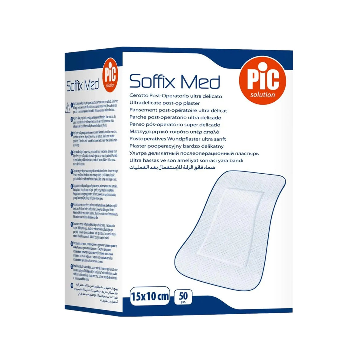 Pansements adhésifs Soffix Med - 4 dimensions - Pic Solution - My Médical