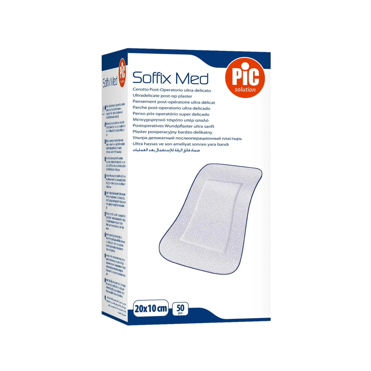 Pansements adhésifs Soffix Med - 4 dimensions - Pic Solution - My Médical