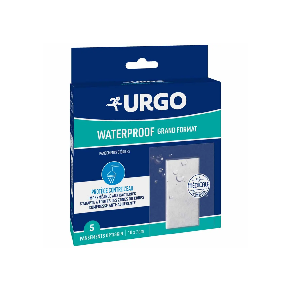 Pansements Waterproof grand format - boîte de 5 - Urgo - My Médical
