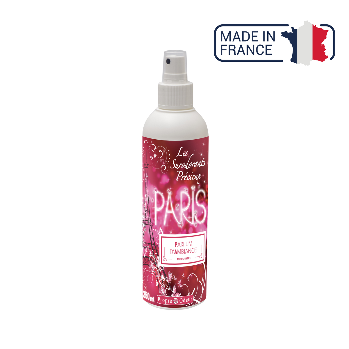 Parfum d'ambiance Surodorant précieux - 2 contenances / 4 senteurs - Sodel Propre Odeur 