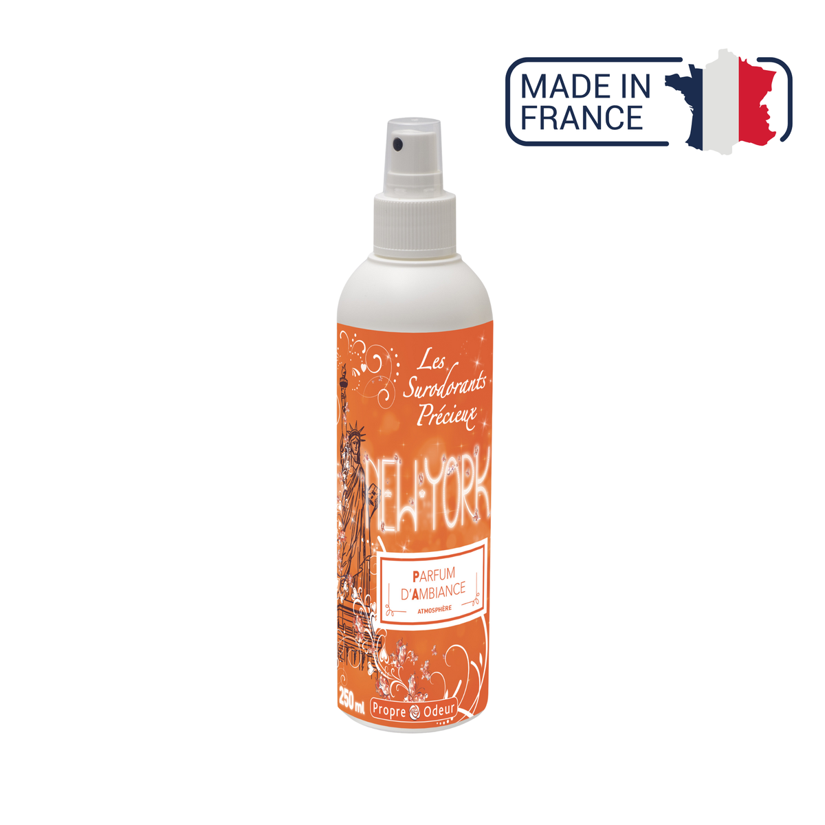 Parfum d'ambiance Surodorant précieux - 2 contenances / 4 senteurs - Sodel Propre Odeur 