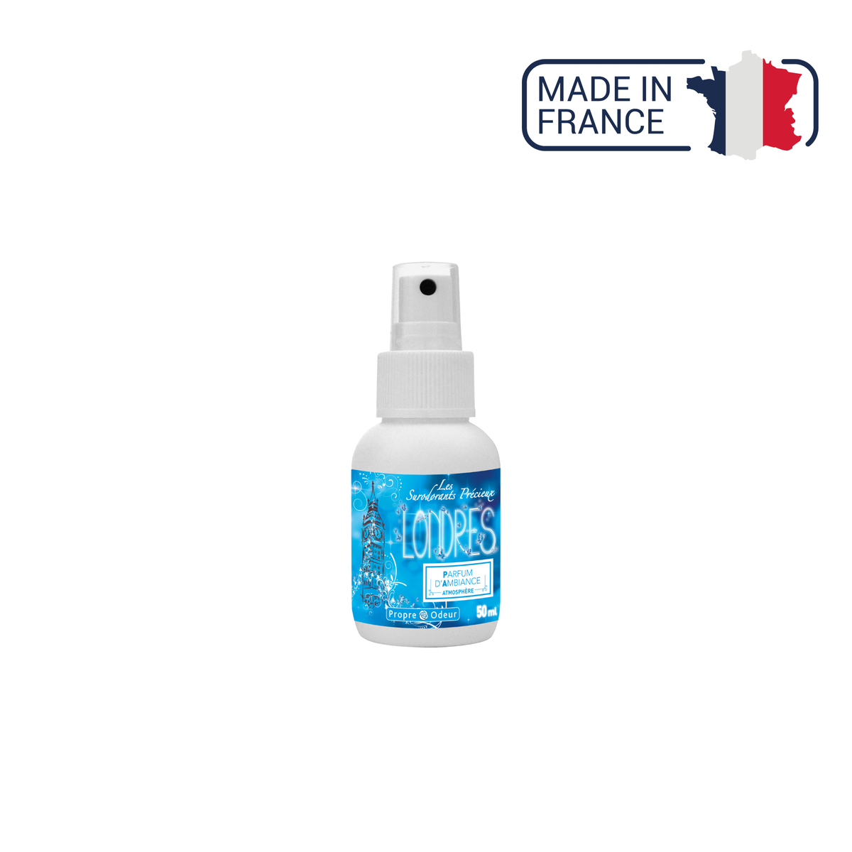 Parfum d'ambiance Surodorant précieux - 2 contenances / 4 senteurs - Sodel Propre Odeur 